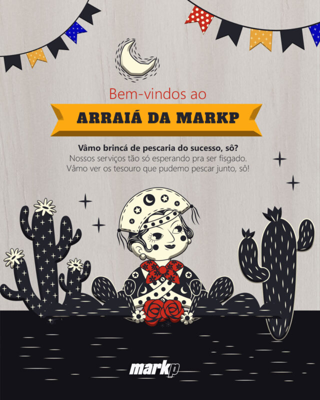 Deixe nóis te guiar nessa pescaria maluca, sô! 🎣Aqui, a gente fisga oportunidades com nosso gancho de Inside Sales e conteúdo que é de arrancá o chapéu. 💡 Na área de criação, tem tesouro bão esperando, e o desenvolvimento web tá de olho nos prêmios online. 🌟 Bata palma pras conquistas, e se joga nessa festança! Entre em contato agora mesmo: https://www.markp.com.br/contato/ #MarkP #PescaDoSucesso #FestaJunina #PescariaMaluca #Marketing